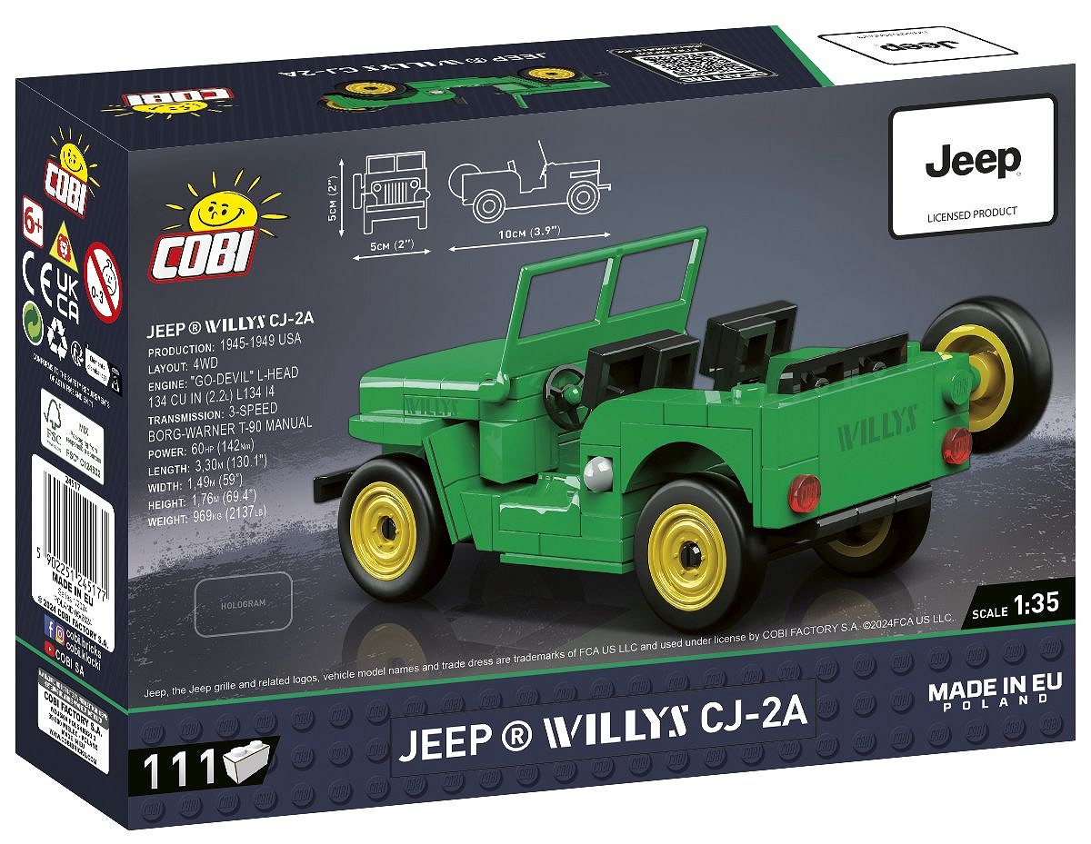 Jeep Willys CJ 2A COBI 24517 Jeep Willys Cobi.eu